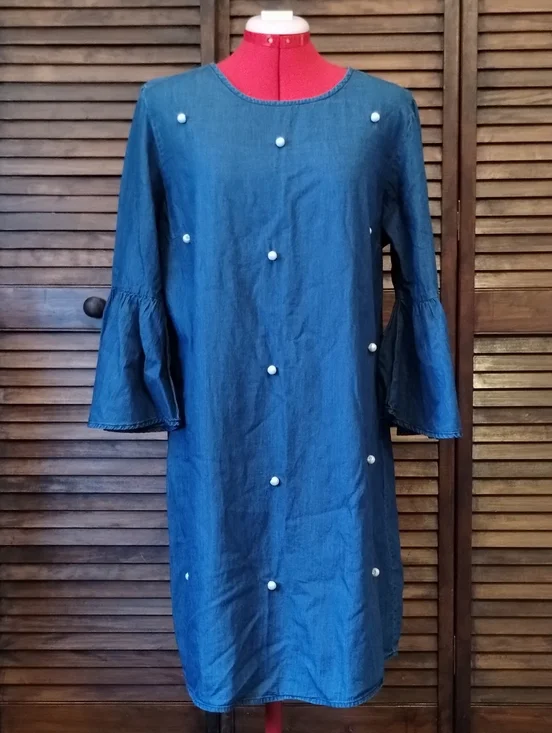Chambray Dress - Picture 1 of 5